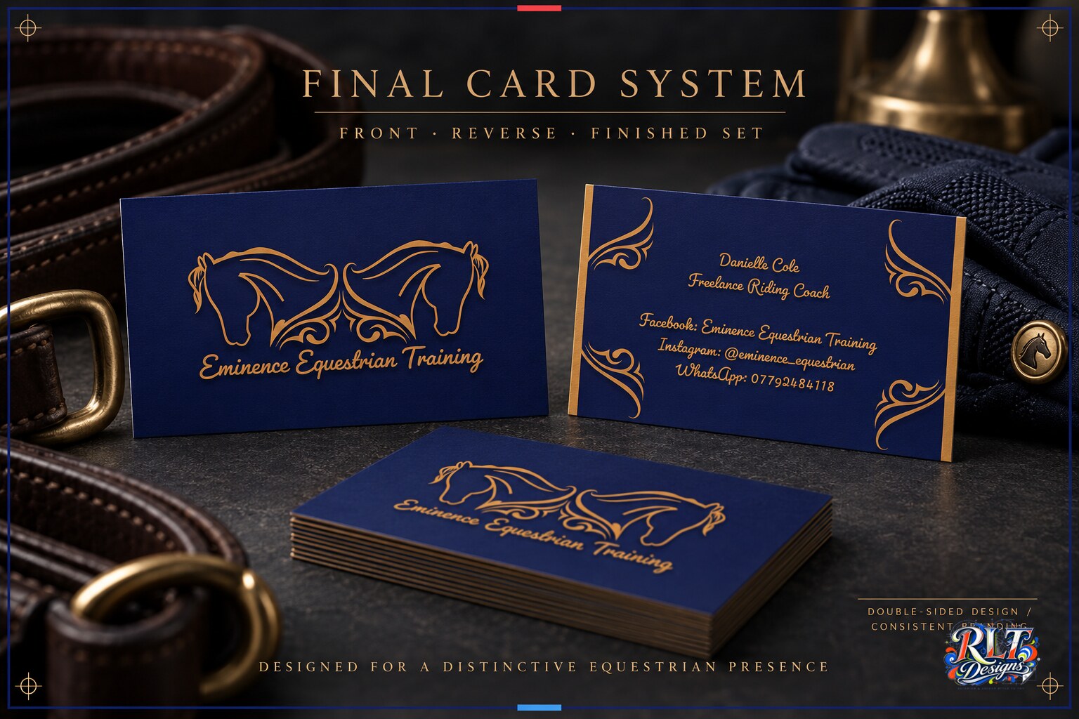 Eminence Equestrian Training Business Cards — project image 3
