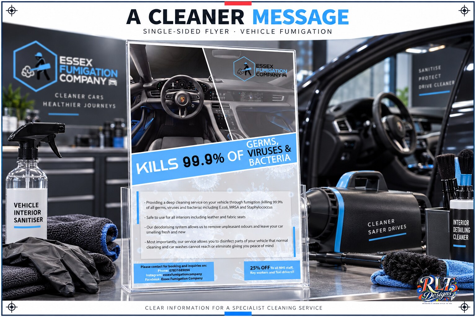 Essex Fumigation Branding & Leaflets — cover